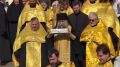 Сегодня из столичного Храма Христа Спасителя увезли мощи святителя Спиридона Тримифунтского