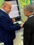 Выполнил свой гражданский долг, проголосовал в Общественном штабе по наблюдению за выборами в Москве, где расположен участок № 9003