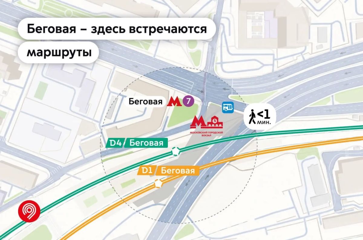 Новый московский городской вокзал Беговая откроет больше возможностей для ежедневных поездок