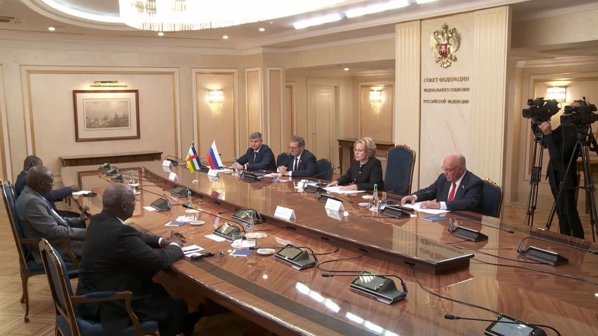 Валентина Матвиенко: Участие парламентариев ЦАР в наблюдении за выборами в РФ свидетельствует о высоком уровне взаимодействия законодателей двух стран