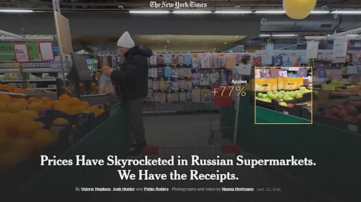 «У нас есть чеки»: американская газета очень обеспокоена подорожанием продуктов в России