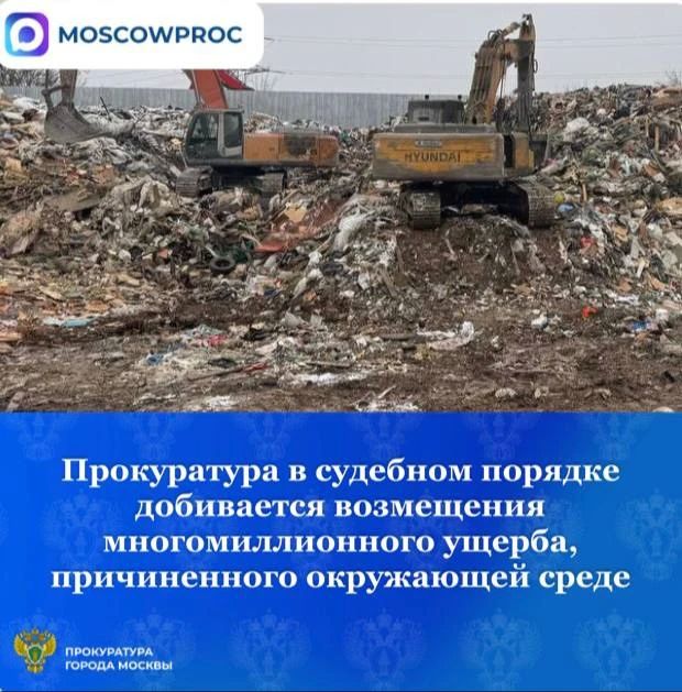 Прокуратура в судебном порядке добивается возмещения многомиллионного ущерба, причиненного окружающей среде