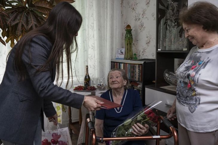 Жительница Симферополя Мария Федотовна Недопытайло 25 сентября отметила 101-й день рождения