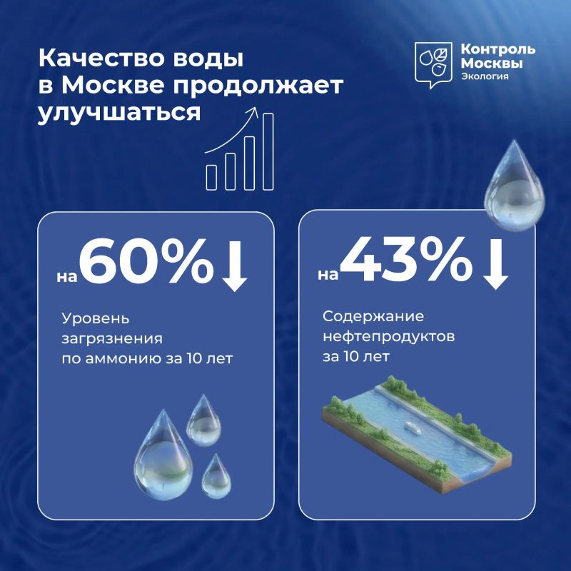 Главная водная артерия столицы становится чище