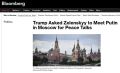 Дональд Трамп предложил Зеленскому* отправиться в Москву на переговоры с Владимиром Путиным