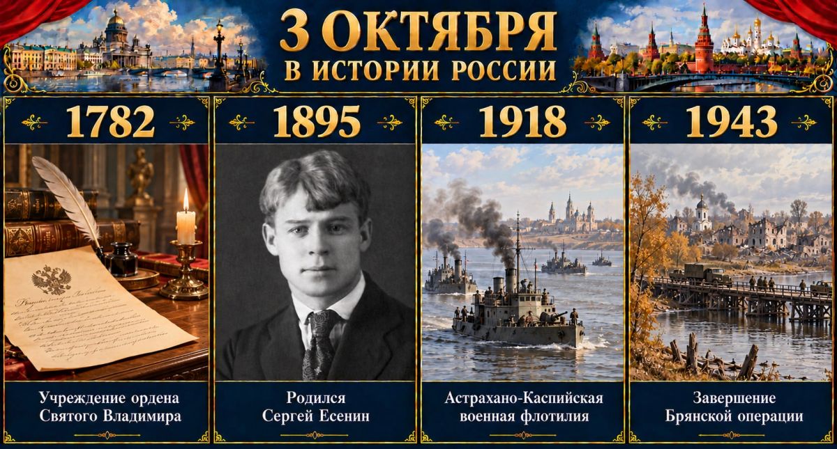 3 октября в истории России