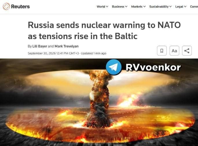 Россия предупреждает НАТО о возможном применении ядерного оружия – альянс получил пищу для размышлений
