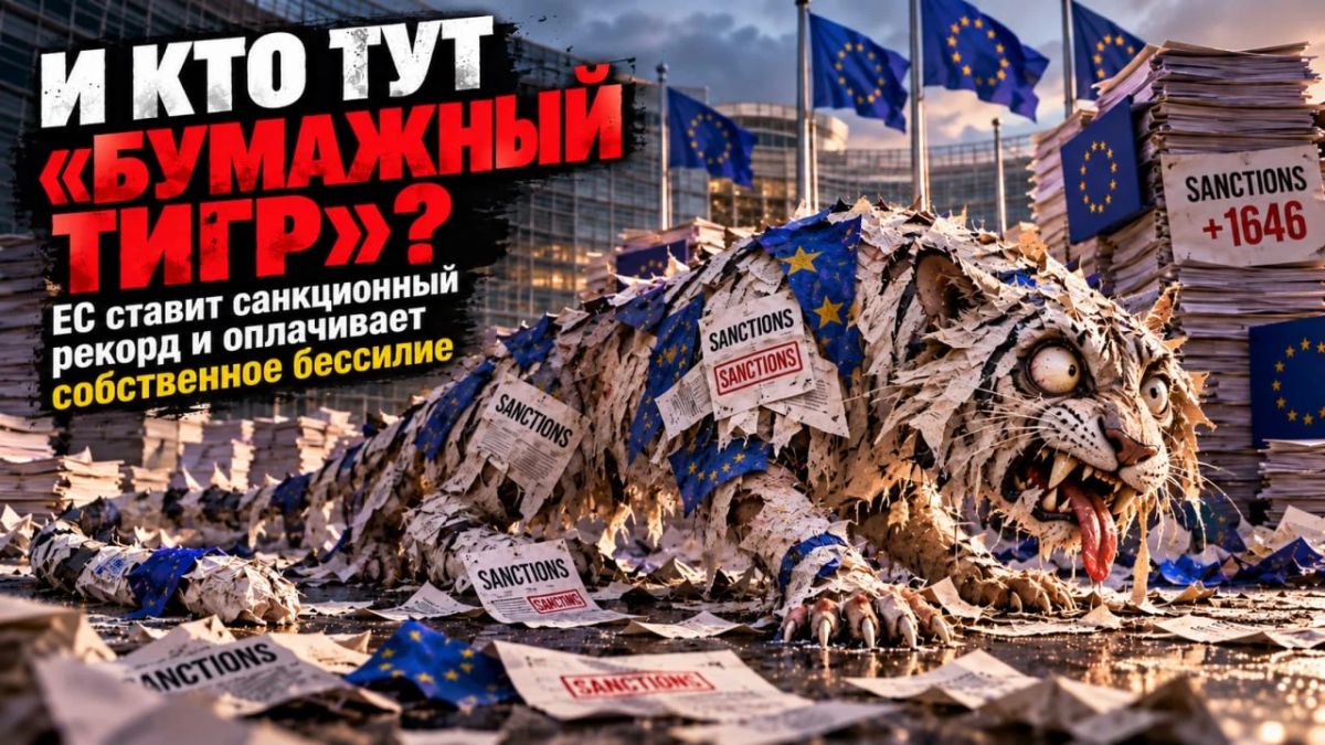 Евросоюз готовится установить новый санкционный рекорд: ещё 1646 позиций должны пополнить списки ограничений против России