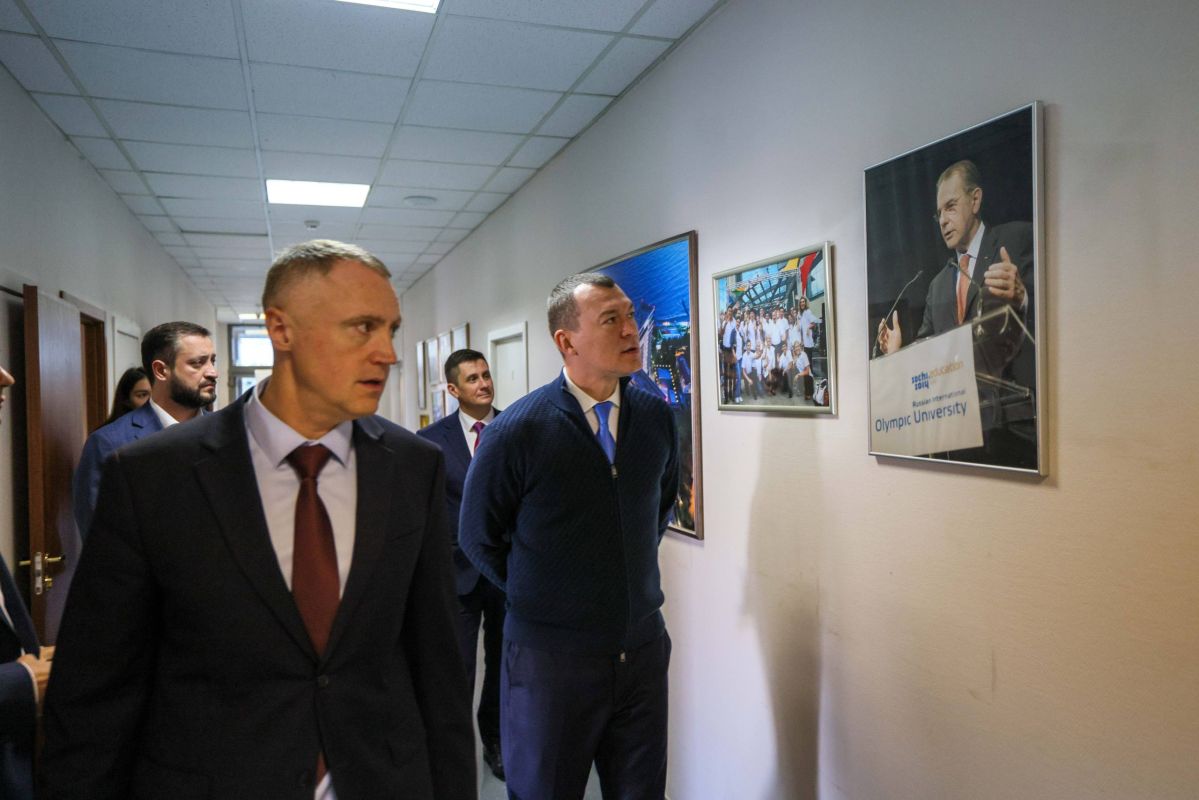 Михаил Дегтярёв: Сегодня навестил кампус Российского международного олимпийского университета в Москве Михаил Дегтярёв: Сегодня навестил кампус Российского международного олимпийского университета в Москве