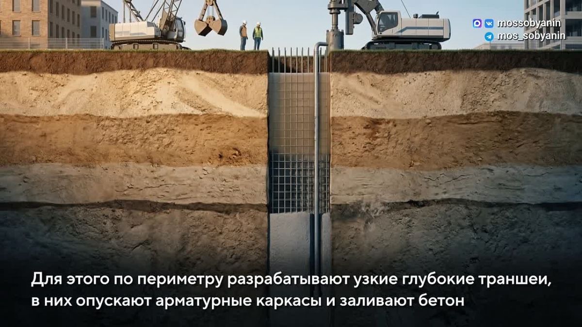 Сергей Собянин: Приступили к активным строительным работам на будущей станции "Луганская" Бирюлёвской линии метро