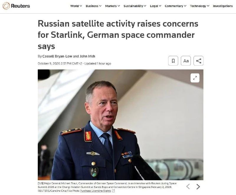 Россия может нарушить работу Starlink, даже не уничтожая спутники, — Reuters