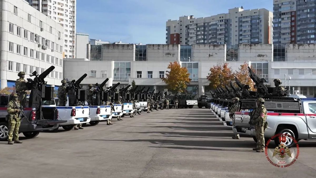 Техника мобильных огневых групп подразделений Главного управления Росгвардии по городу Москве - СОБР «Центр», СОБР «Столица», ОМОН «Авангард» и т.д