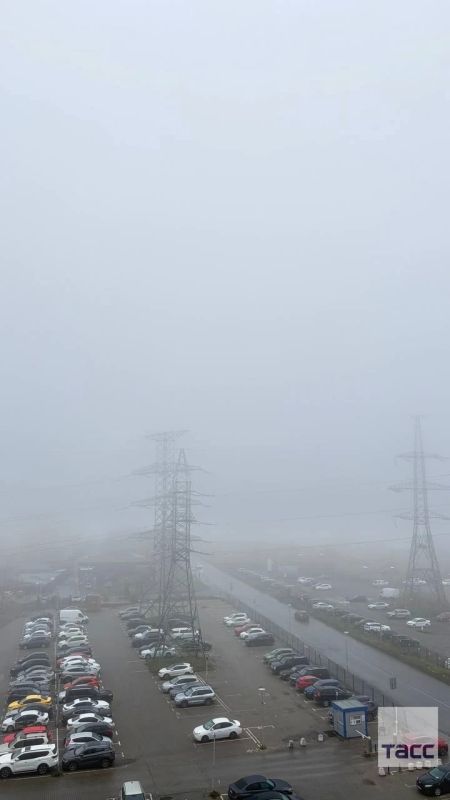 Утренний туман накрыл подмосковные Химки