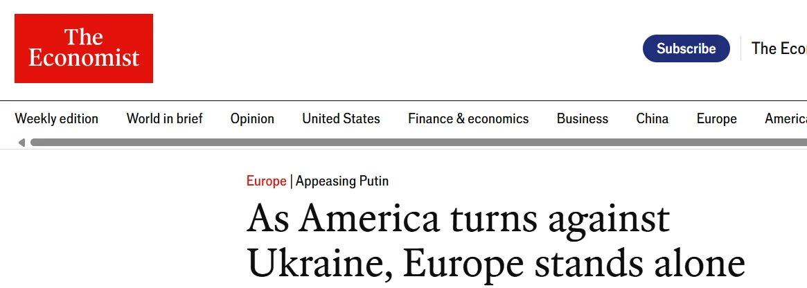 The Economist: США предложили мирный план по Украине