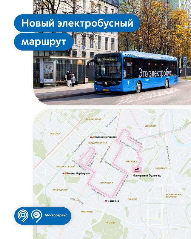 В поликлинику, школу или университет — на электробусе