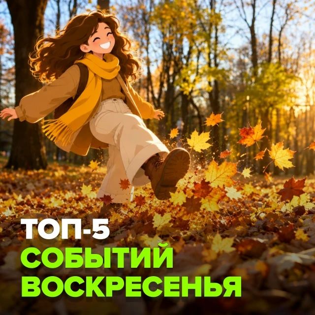 Такое разное воскресенье: и на книжную ярмарку можно сходить, и потанцевать в музее, и мультики посмотреть! Ниже — топ-5 событий на день