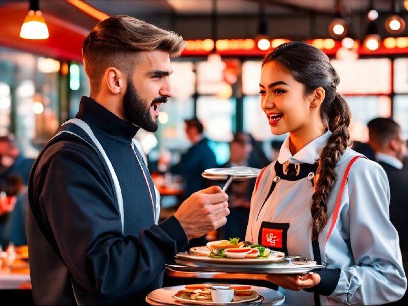 Искусство обслуживания: как парень-официант защитил незаслуженно обиженную коллегу от наглого клиента