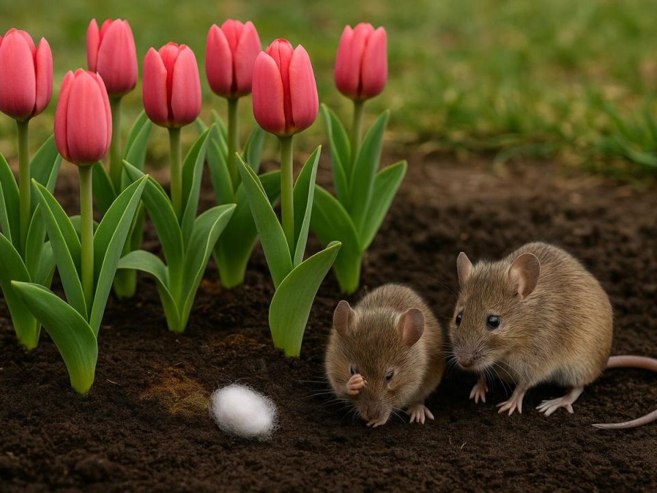 Как сохранить тюльпаны от грызунов: простое решение с берёзовым дёгтем