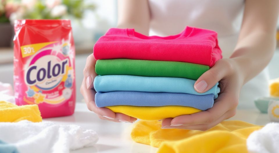 Как сохранить яркость цветных вещей после стирки: простые советы