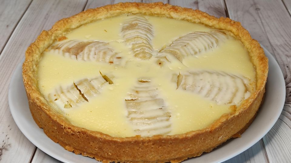 Идеальный пирог с грушами: готовим с любовью и сметанной заливкой